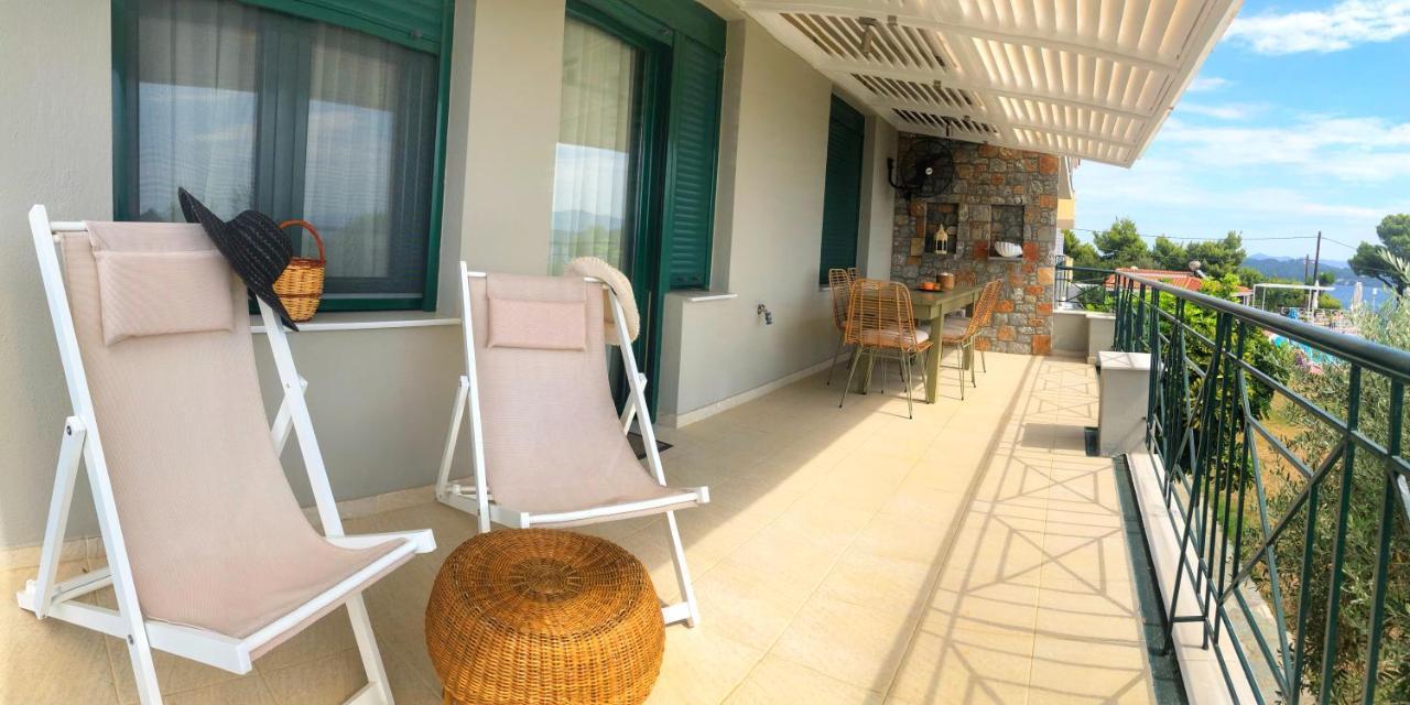 Azzurro Hotel Katsaros  Ngoại thất bức ảnh