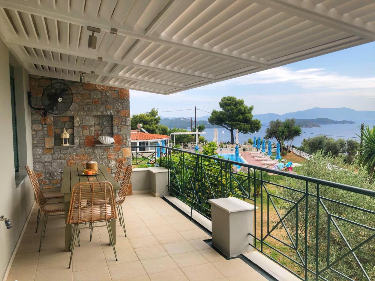 Azzurro Hotel Katsaros  Ngoại thất bức ảnh