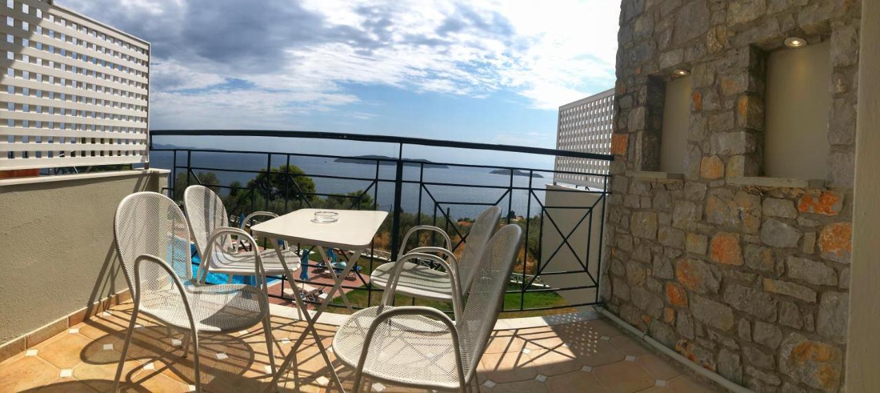 Azzurro Hotel Katsaros  Ngoại thất bức ảnh