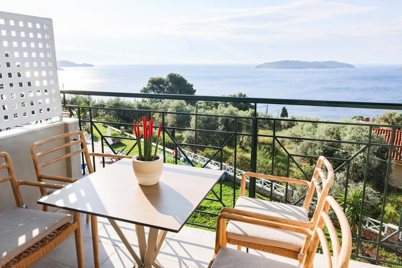 Azzurro Hotel Katsaros  Ngoại thất bức ảnh