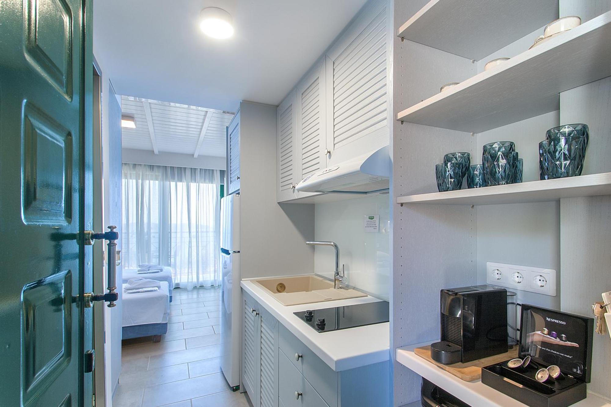 Azzurro Hotel Katsaros  Ngoại thất bức ảnh
